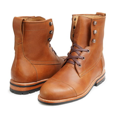 The Rugged Havana — Men's Lug Sole Boot