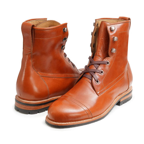The Rugged Havana — Men's Lug Sole Boot