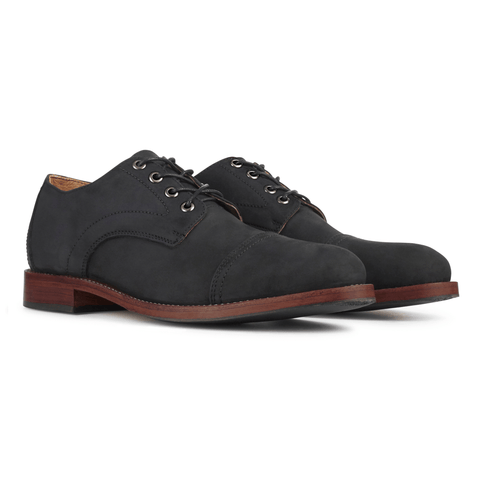 men's comfortable black leather loafers