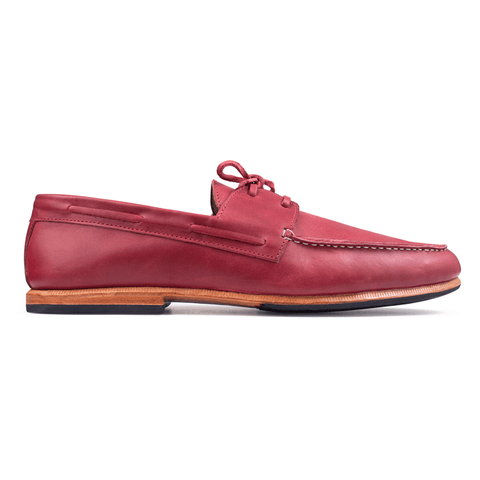 men's comfortable leather boat shoes